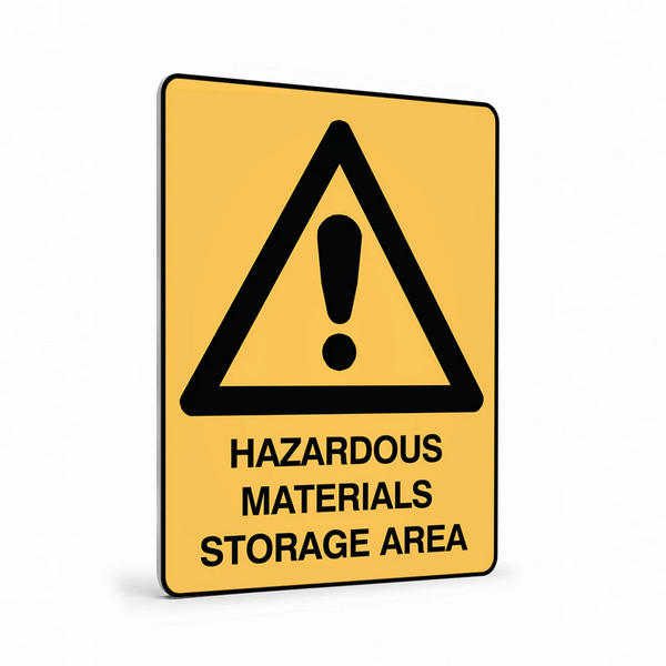 Warning - Hazardous Materials Sign