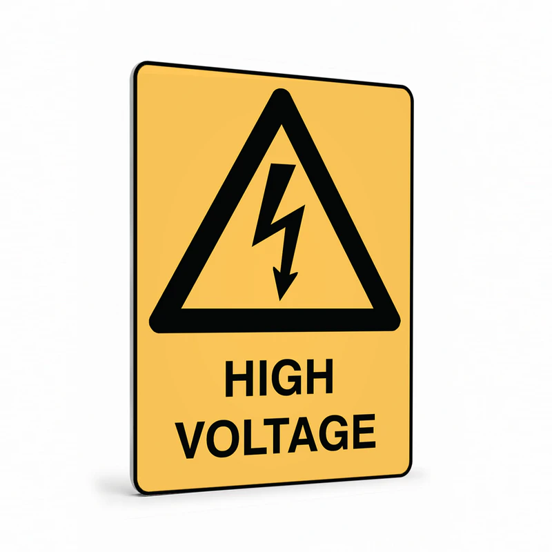 Warning - High Voltage Sign