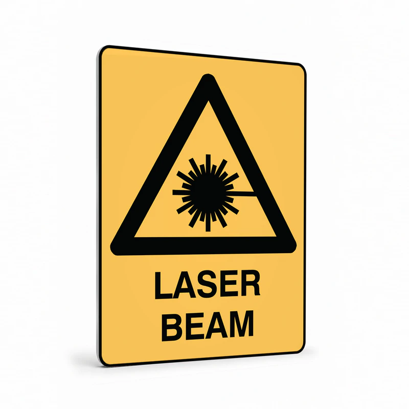 Warning - Laser Beam Sign