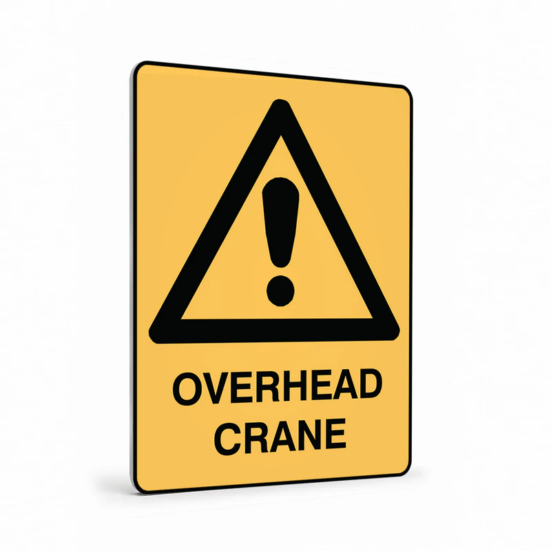 Warning - Overhead Crane Sign