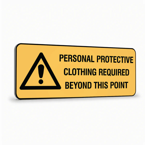 Warning - Personal Protective Clothing Sign