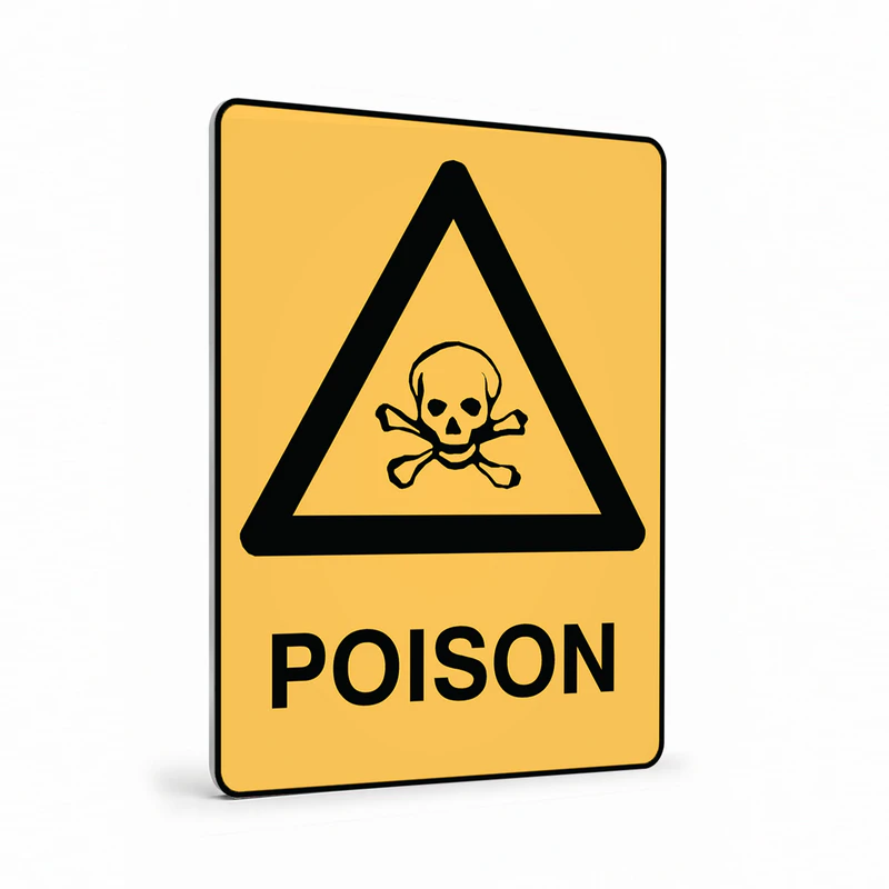 Warning - Poison Sign