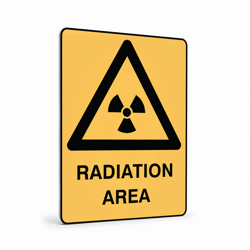 Warning - Radiation Area Sign