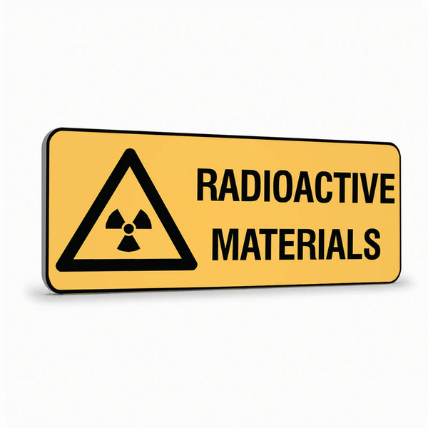Warning - Radioactive Materials Sign