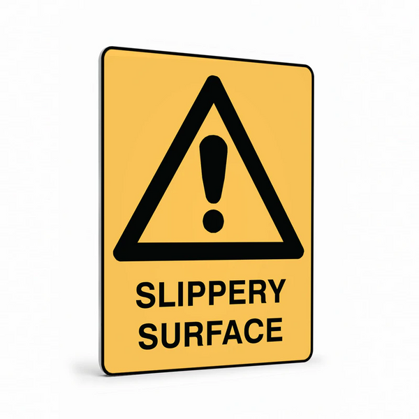 Warning - Slippery Surface Sign