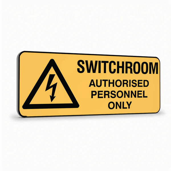 Warning - Switchroom Sign