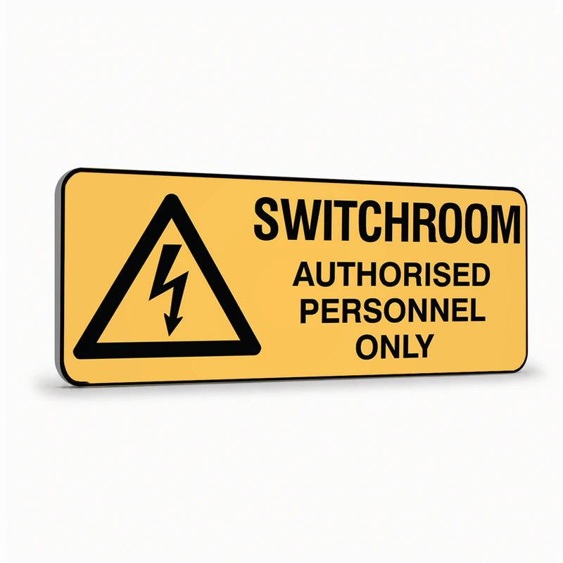 Warning - Switchroom Sign