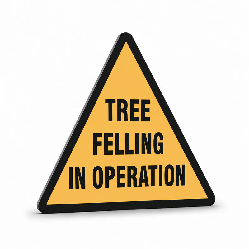 Warning - Tree Felling Sign