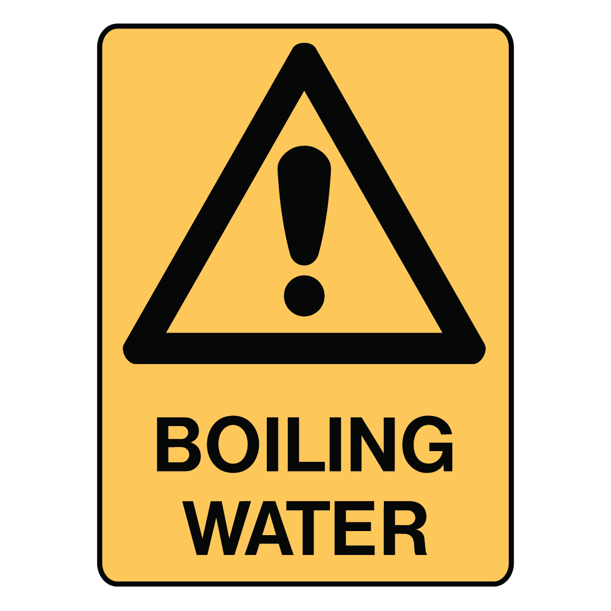Warning - Boiling Water Sign – Signportal
