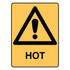 Warning - Hot Sign
