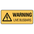 Warning - Live Busbars Sign
