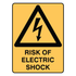 Warning - Risk Of Electric Shock Sign