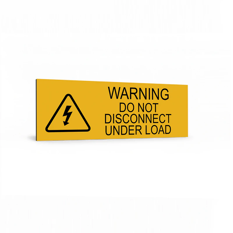 Warning Do Not Disconnect Under Load