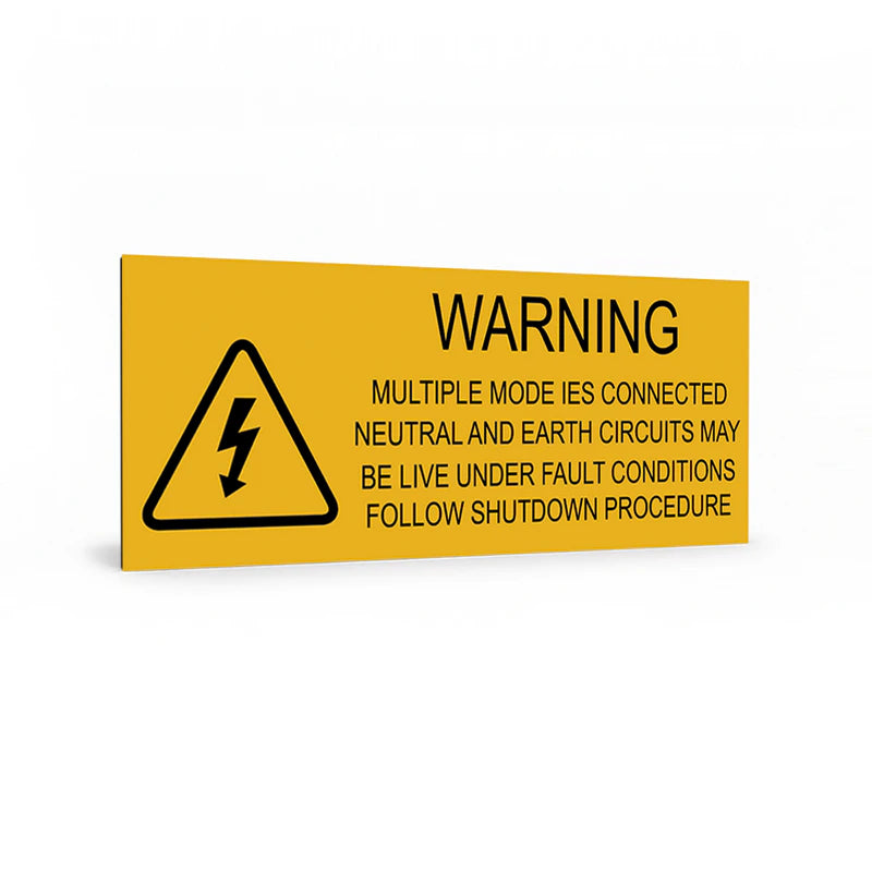 Warning Multiple Mode IES