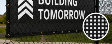 Classic printed fence mesh