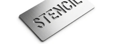 Aluminium stencil sample