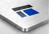 Solid aluminium sign sample