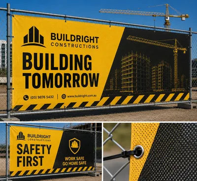 Fence Mesh Signs